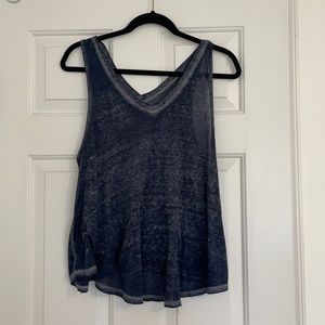 Free people acid wash muscle tee